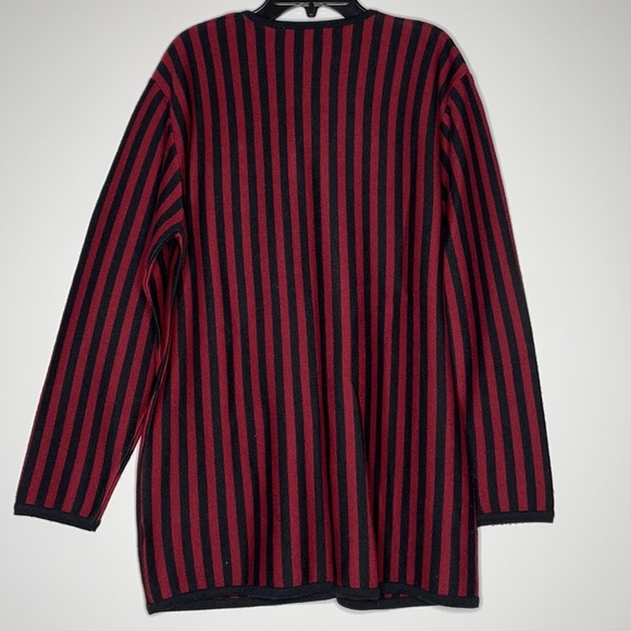 Jones New York Button‎ Striped Cardigan sz Med - Picture 4 of 4